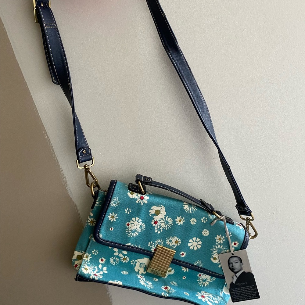 Jason Wu for Target Floral Blue Crossbody Bag